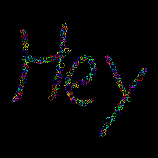 Interactive Circle Packing Nightmarius